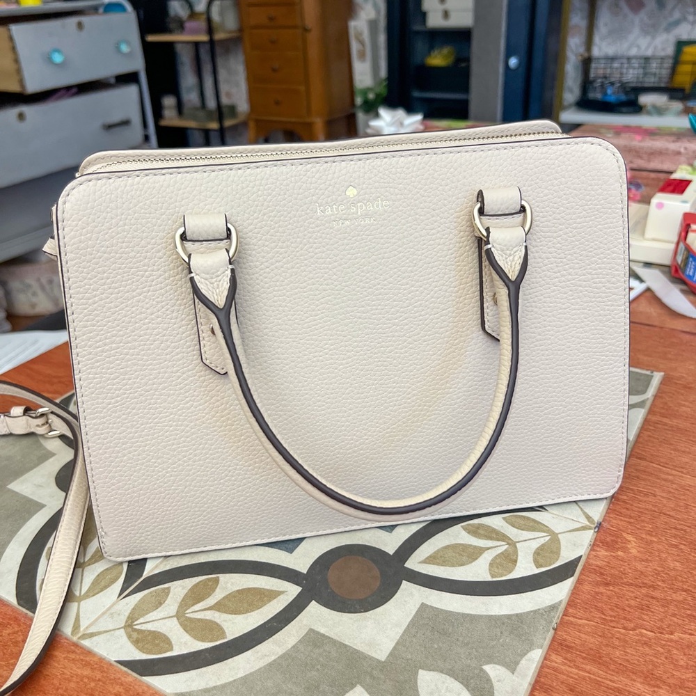 Kate Spade Cream Leather Handbag